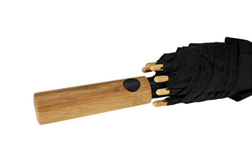 Зонт-трость с бамбуковой рукоятью