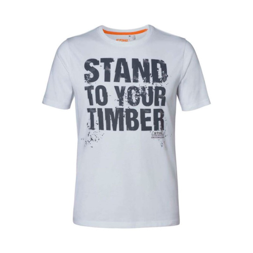 Футболка Timbersports «Постоянный курс» белая