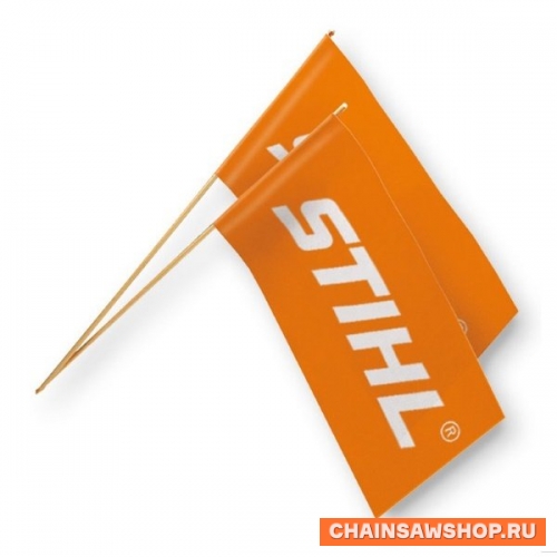 Бумажный флажок Stihl с логотипом