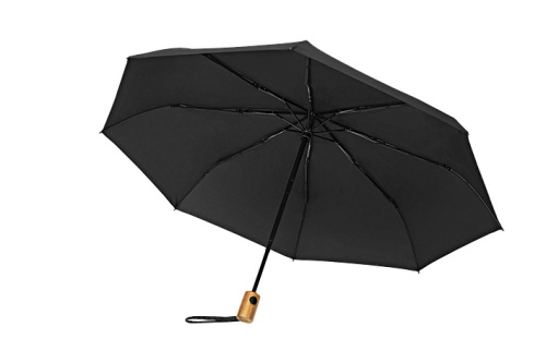 Зонт складной с бамбуковой рукоятью