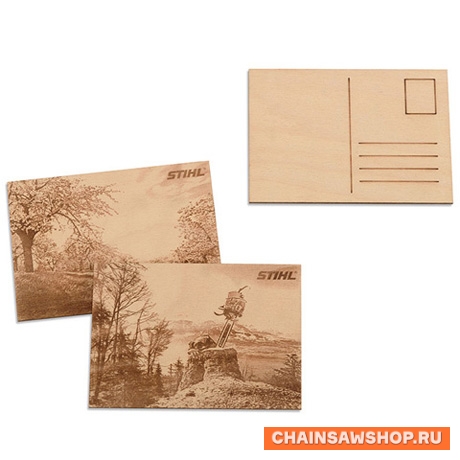Набор деревянных открыток