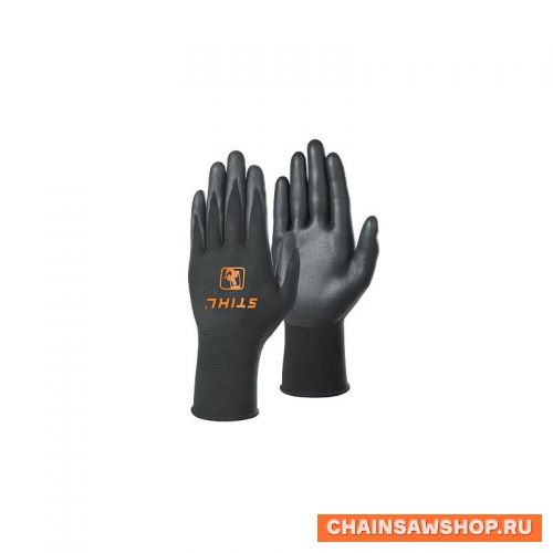 Перчатки для сенсорного экрана, черные с логотипом STIHL